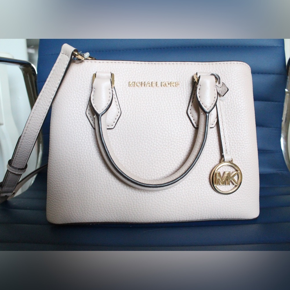 MK Camille Small Satchel Leather
